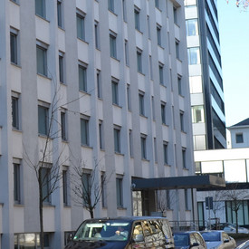Bundesbau Foto der Fassade des MFFKI in Mainz
