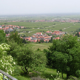 Schwerpunktgemeinden Blick von einer Anhöhe in die Landschaft