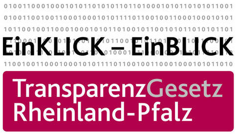 "EinKlick - EinBlick" - Symbol für das Transparenzgesetz in Rheinland-Pfalz 