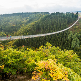 Interkommunale Zusammenarbeit Die Hängeseilbrücke Geierlay im Hunsrück